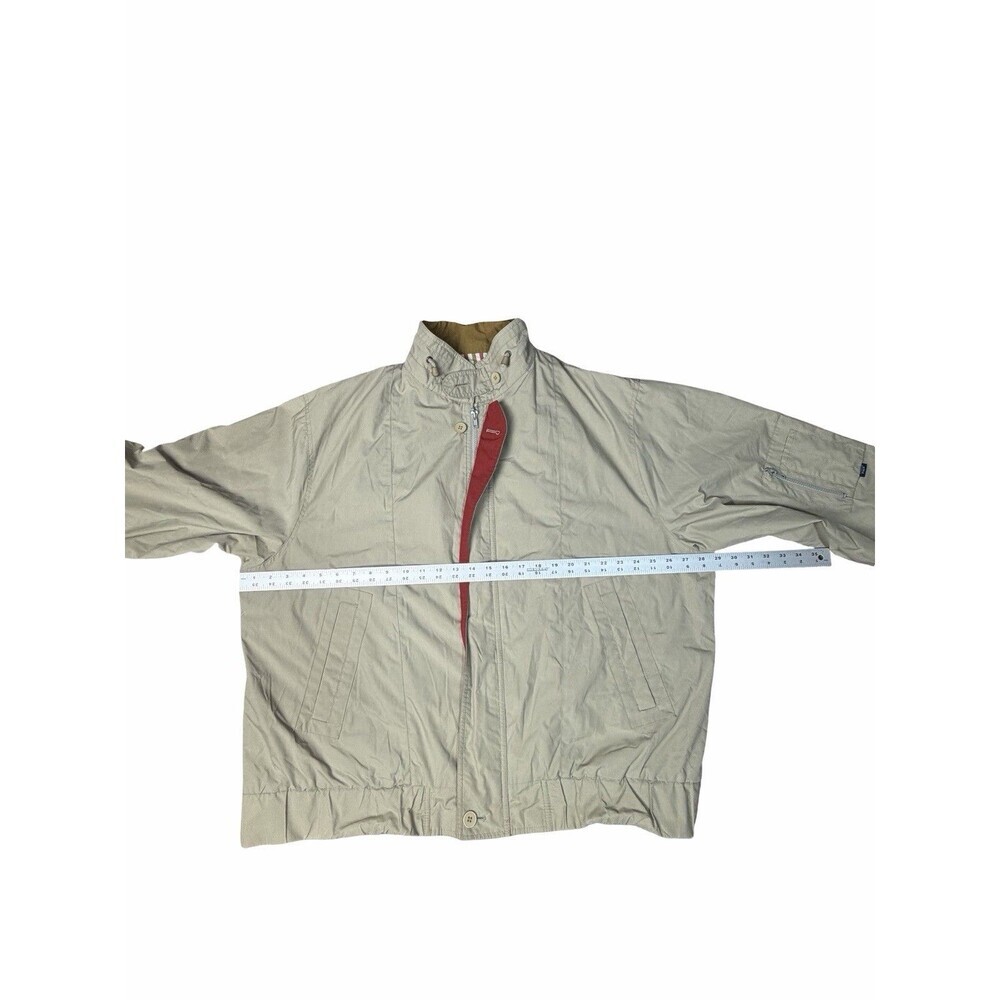 Mens Vintage London Fog Lined Bomber Jacket Size XL Y2K Zip Retro City Preppy - Picture 7 of 14